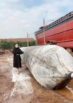 Quality High Specification Cord Rubber Ship Launching Airbags 4-12 Layers 1.8*12m factory