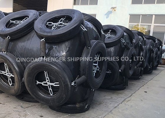Quality ISO17357 Standard Foam Filled Fender with Customized Sizes and 0.5-4.8m Diameter for Marine Safety factory