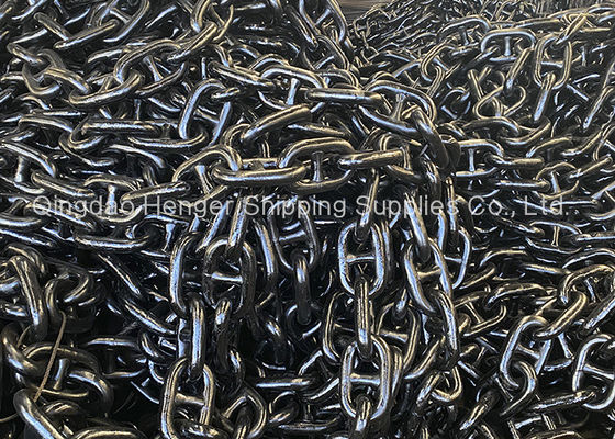 Quality Black Painted Stud Link Anchor Chain Marine Anchor Chain factory