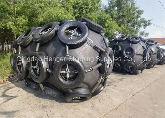 Quality 50kpa Inflatable Rubber Fender for Ship Docking 24 Months Shelf Life factory